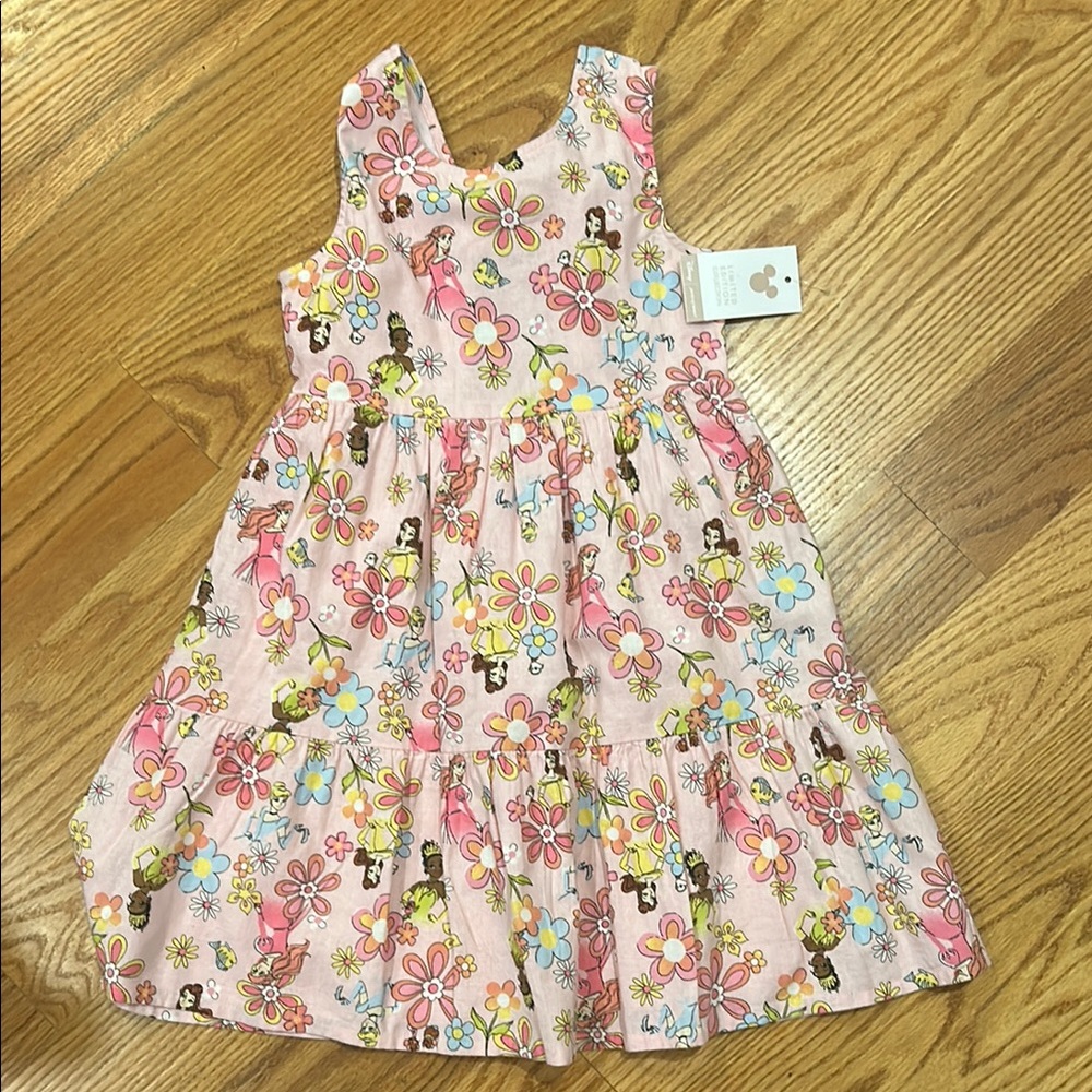 Disney Pink Dress with Floral Design